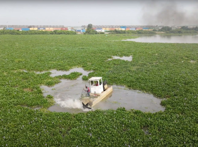 NIWA Deploys Machines to Combat Water Hyacinth, Aid Navigation in Lagos