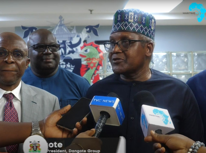 DANGOTE VISITS NPA, TO SUPPORT NEW PORT DEV., PROJECTS USD7M DAILY EXPORT-REVENUE ON FERTILIZERS