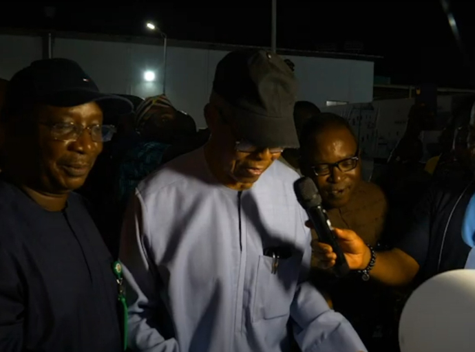 NIGERIA'S FMR VICE PRESIDENT COMMISSIONS DOCKER'S BAR, NAVAL DOCKYARD, LAGOS