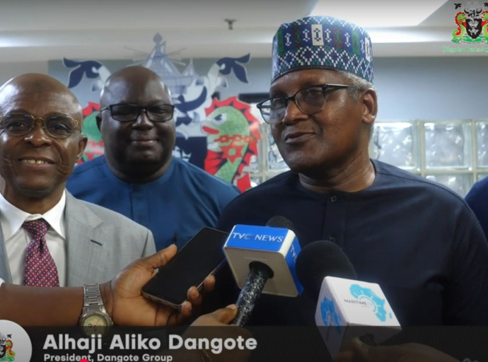 ALIKO DANGOTE COMMENDS NIGERIAN PORTS AUTHORITY